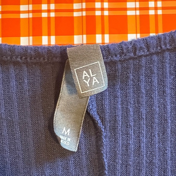 Alya Royal Blue Asymmetrical Dress size M - Picture 2 of 3